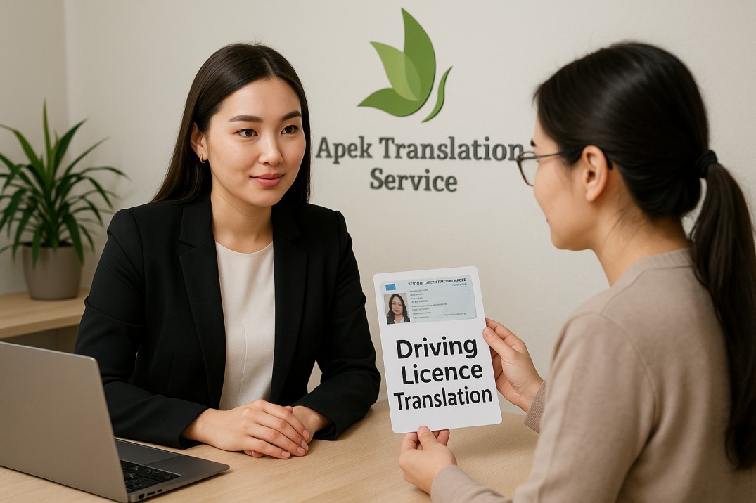 Driving licence translation for foreigners