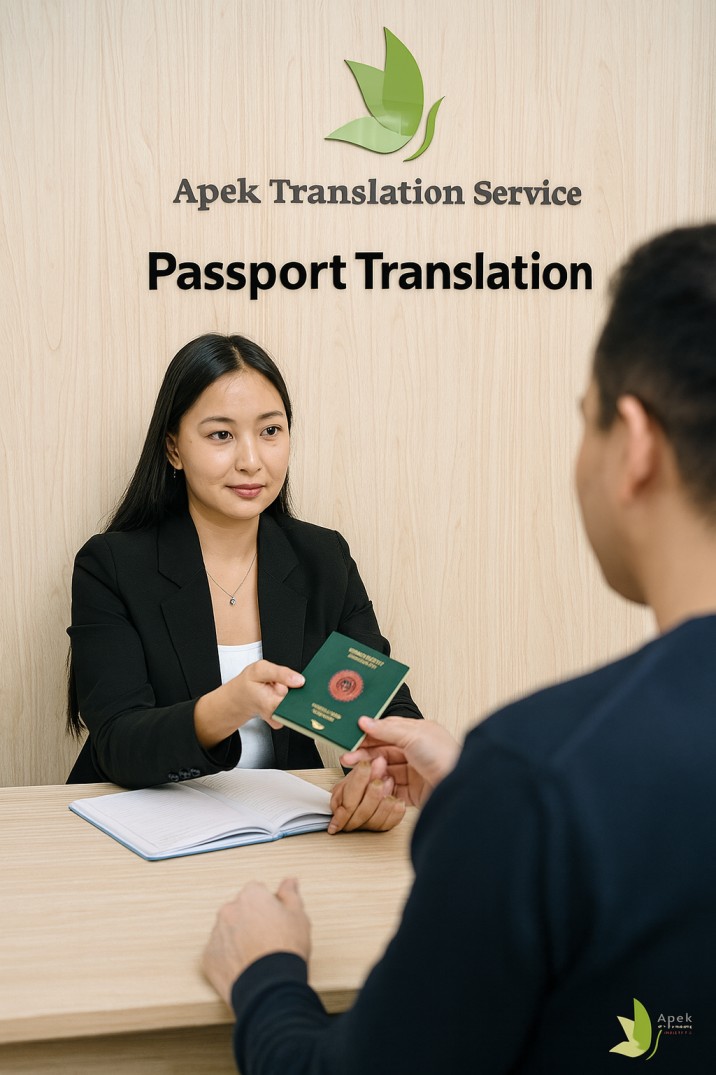Passport translation services